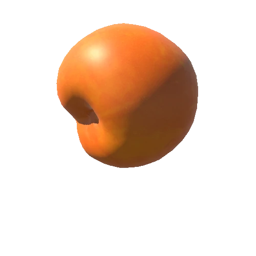 Golden Strawberry_whole LOW POLY